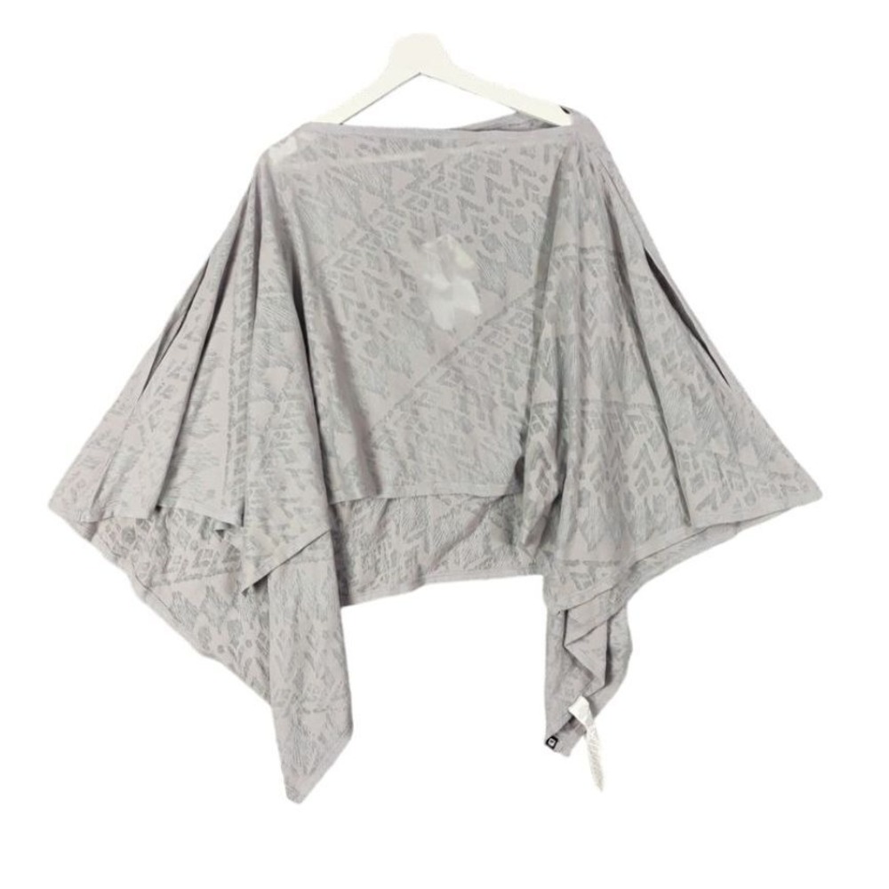 Fabletics Womens Boho Gorpcore Lily Scarf Convertible Poncho OS Lavender NEW